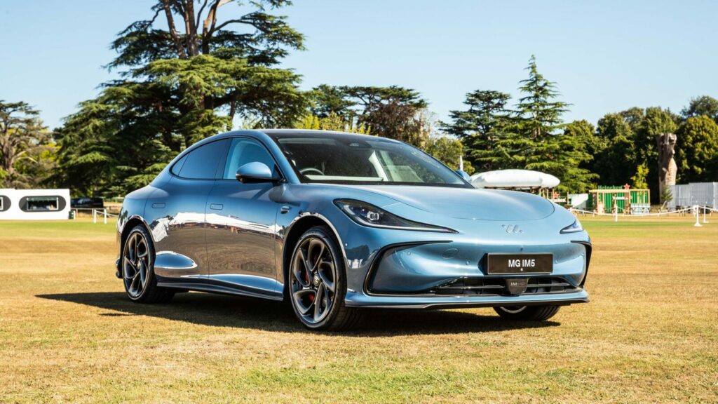 Photo of the IM5 electric saloon unveiled at the Goodwood Festival 2025