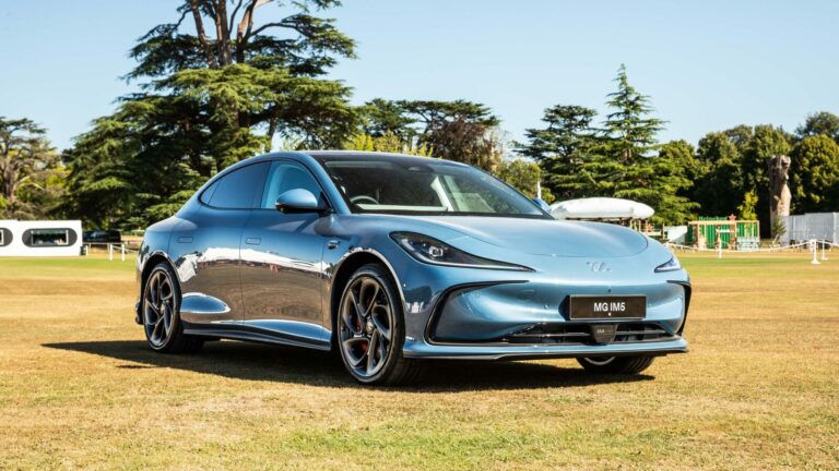 Photo of the IM5 electric saloon unveiled at the Goodwood Festival 2025
