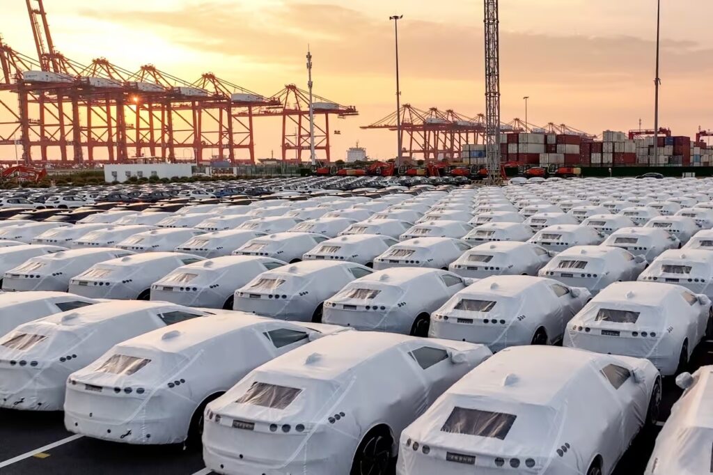 Exportation de véhicules électriques chinois vers le marché européen