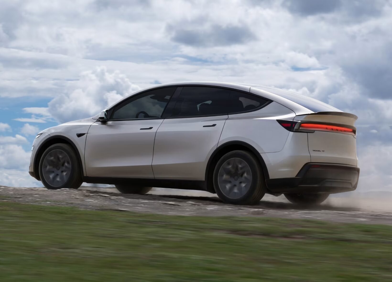 Tesla Model Y L version longue à six places, vue extérieure du SUV électrique familial
