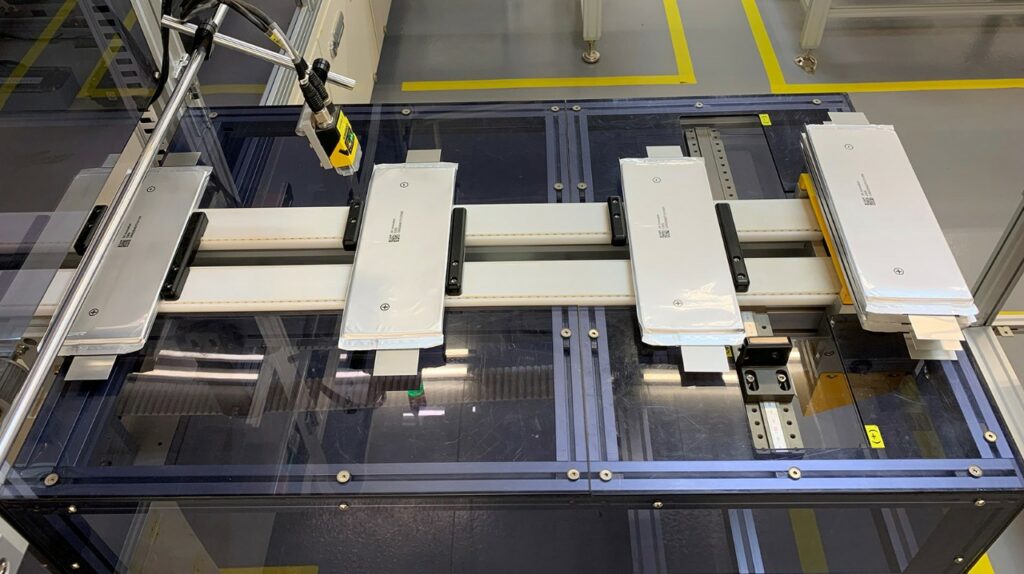 Lithium-ion battery for Ford electric vehicles made in the USA.