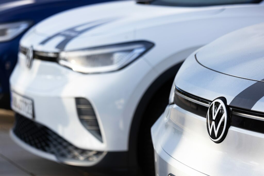 Ligne de véhicules électriques Volkswagen sur le site de production de Wolfsburg, en Allemagne
