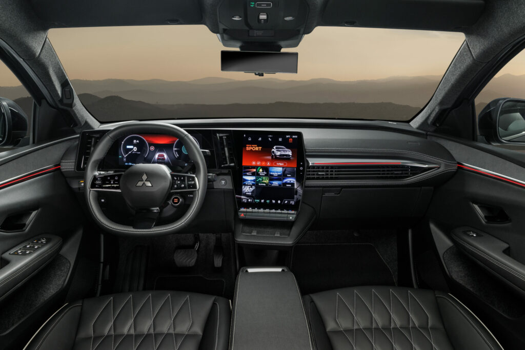 mitsubishi eclipse cross electrique 2025 intérieur