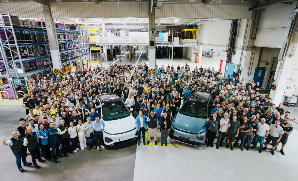 Usine Magna Steyr en Autriche produisant le SUV électrique XPeng G9