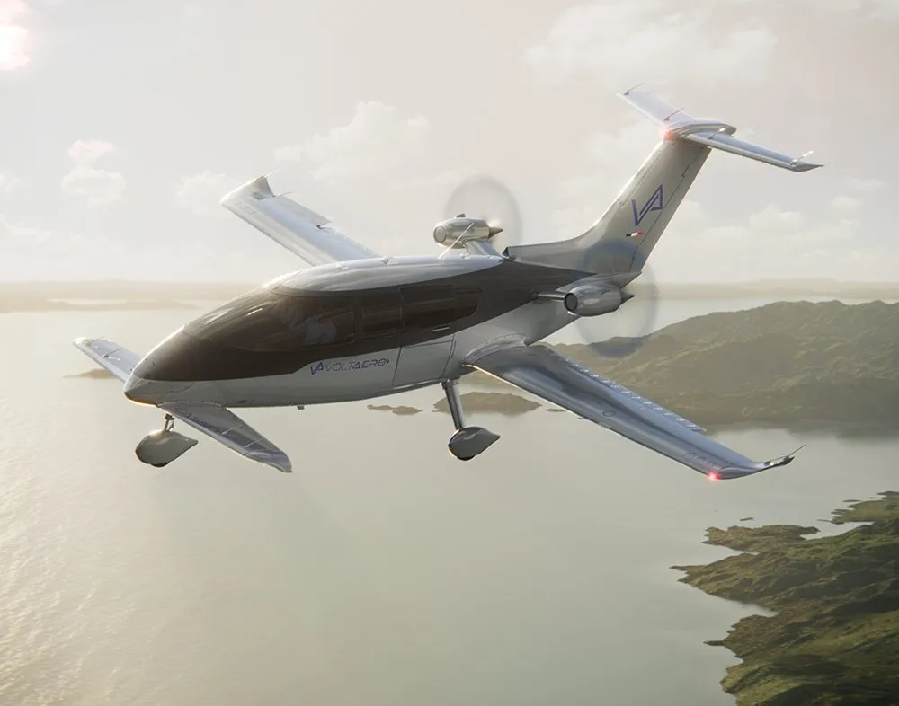 avion Cassio 330 de VoltAero en vol d’essai