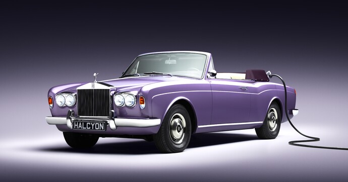 Rolls-Royce Corniche électrique par Halcyon