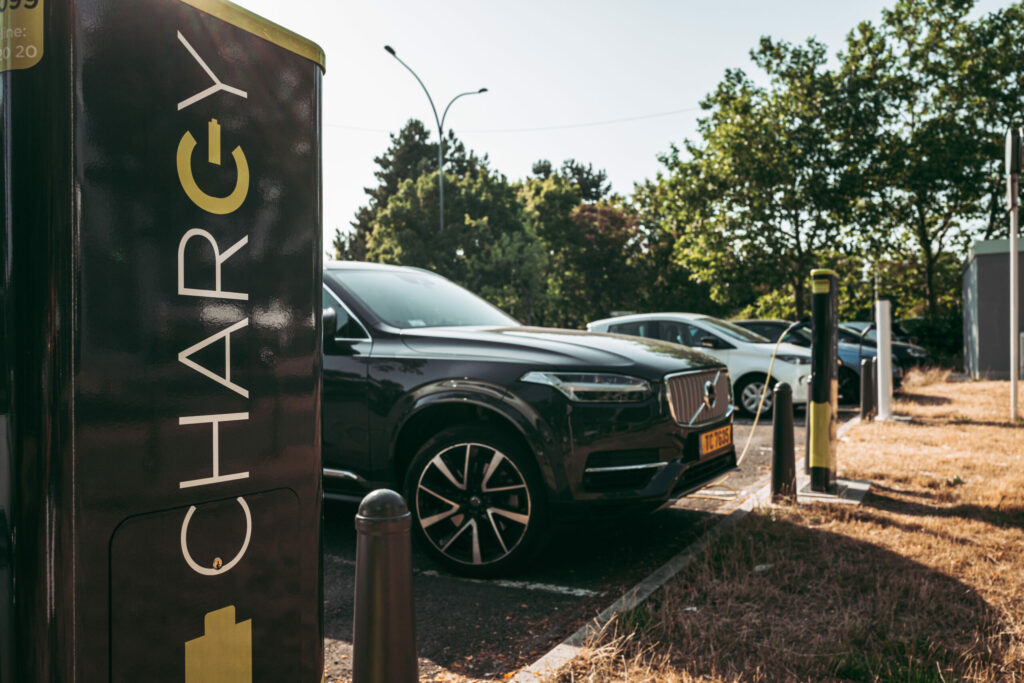 Véhicules électriques en recharge au Luxembourg