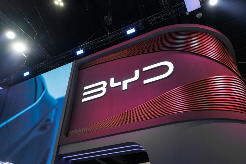 Logo du constructeur automobile chinois BYD