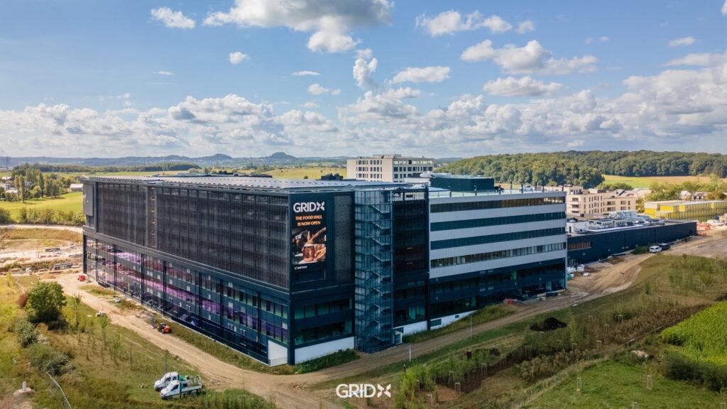 Main building of GRIDX Luxembourg, automotive innovation centre