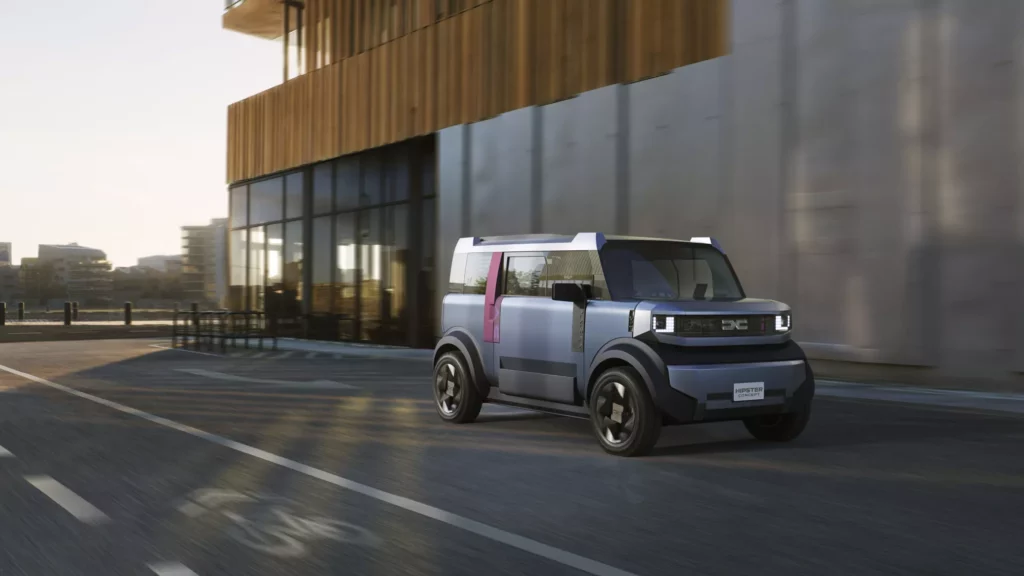 Dacia Hipster prototype, a small electric car inspired by Japanese kei cars