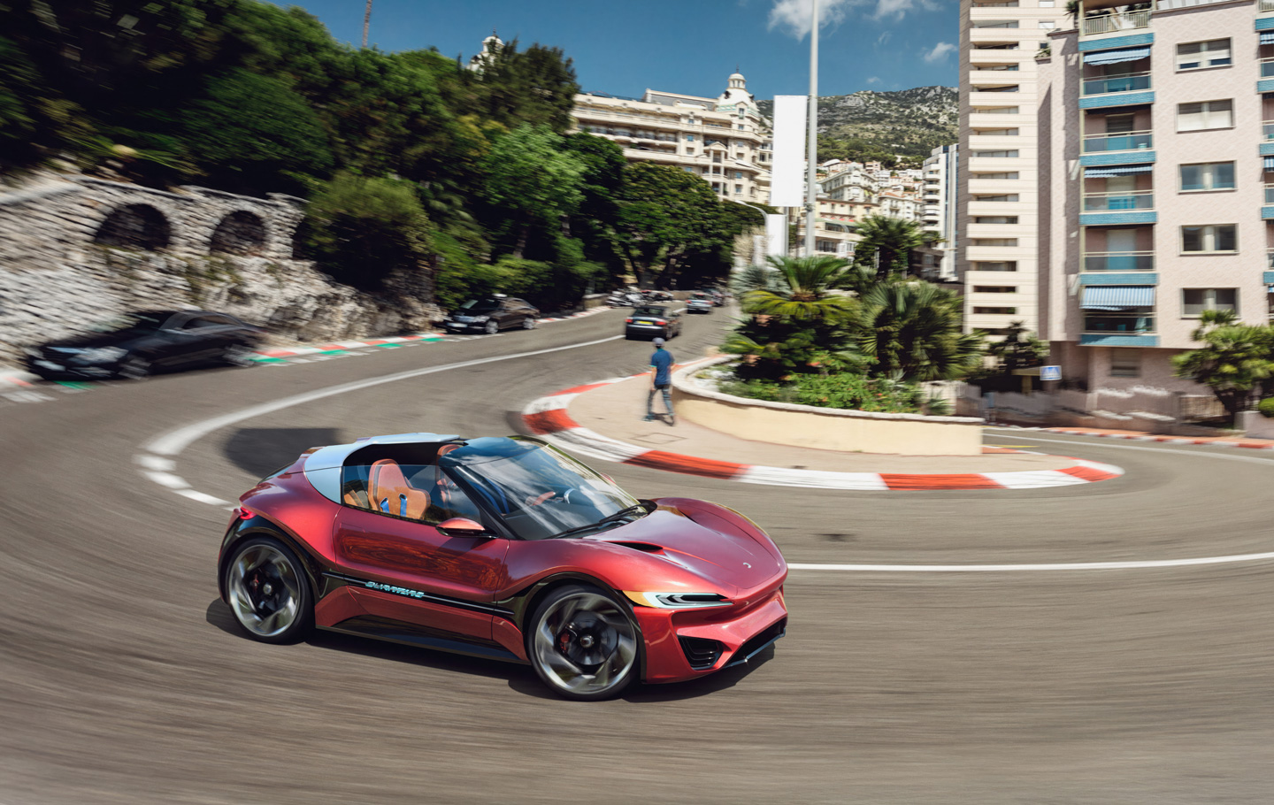 Voiture électrique QUANTiNO Twentyfive exposée à Monaco