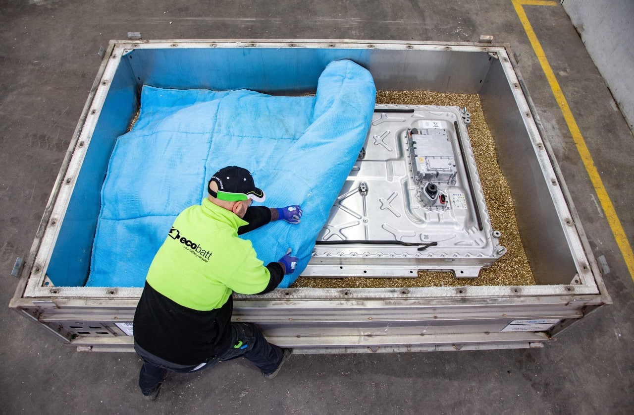 Batterie haute tension de véhicule électrique pour recyclage