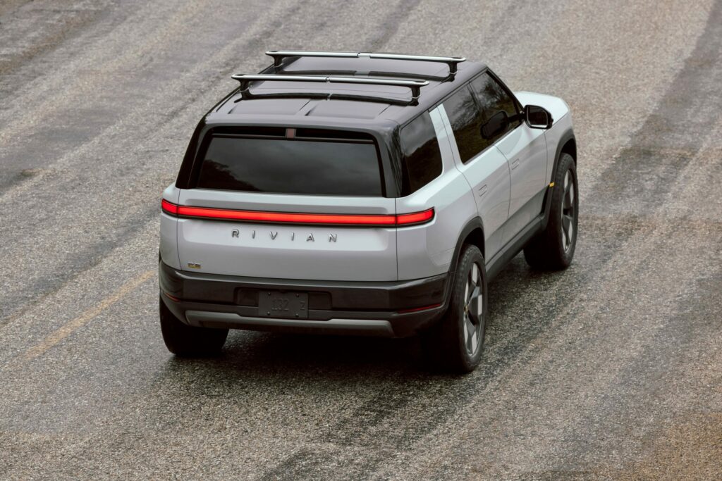Rivian R2 electric SUV rear view