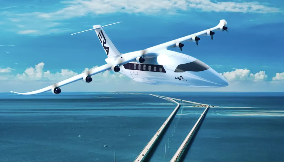 AURA AERO ERA avion régional hybride-électrique