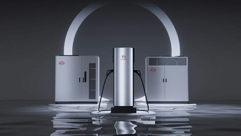 Bornes de recharge ultra-rapides BYD Flash Chargers en Europe