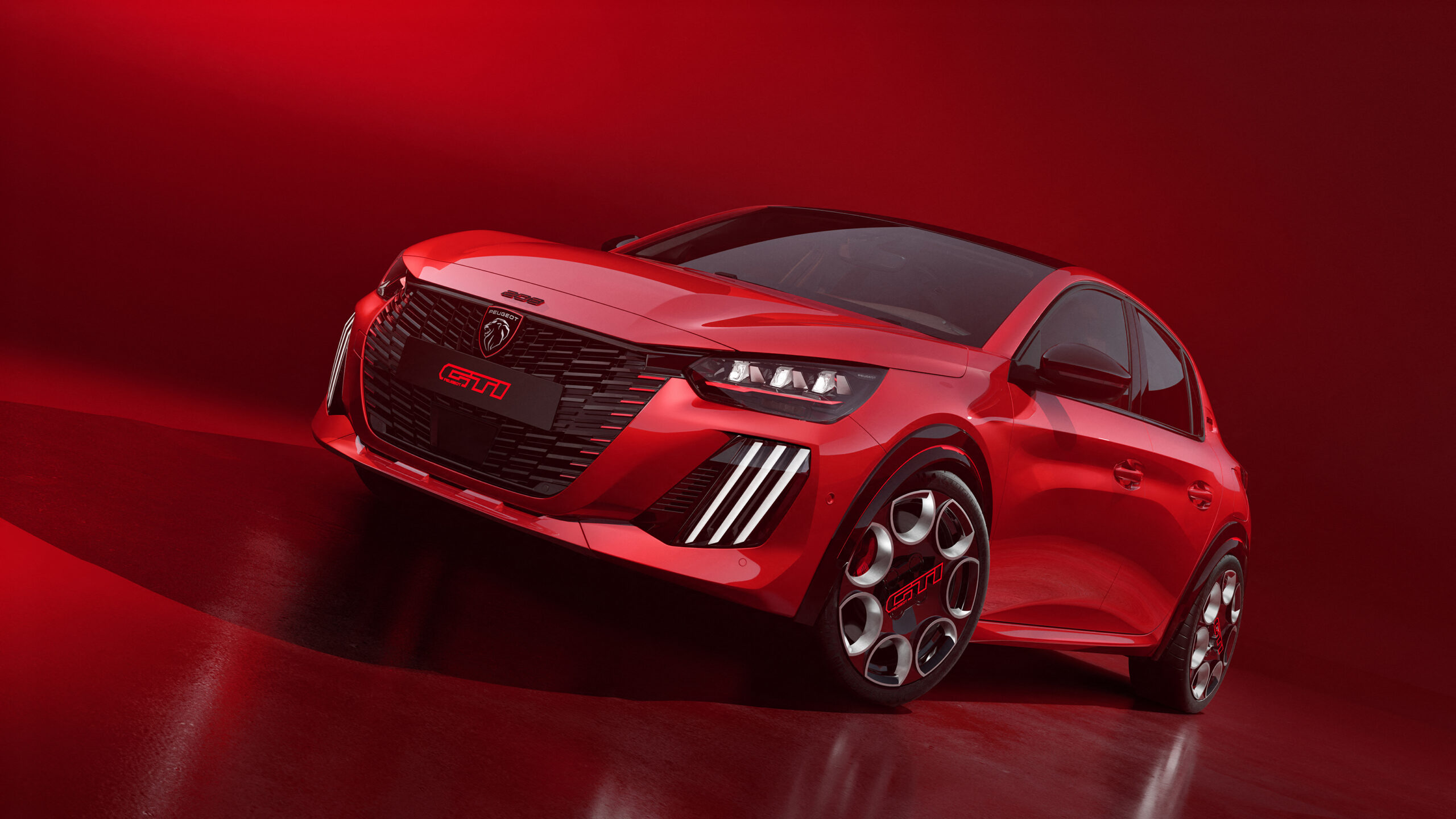 Peugeot 208 GTI rouge