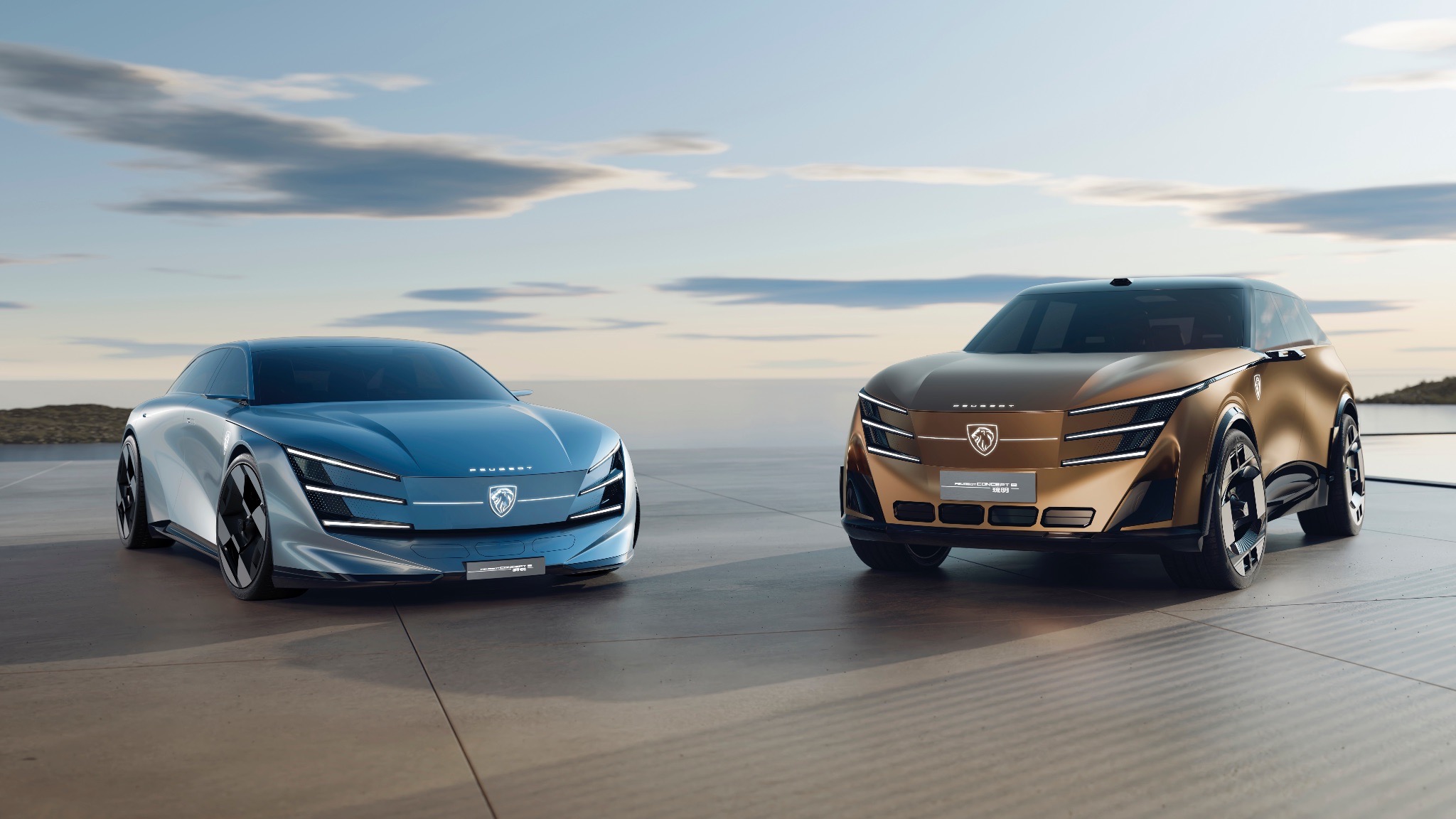 Peugeot présent au salon de Pékin avec deux concept-cars structurants